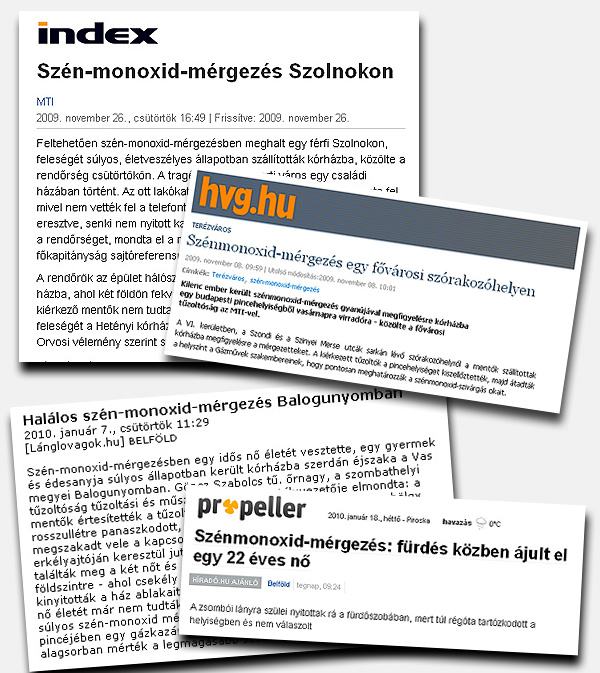 sz&eacute;nmonoxid m&eacute;rgez&eacute;s